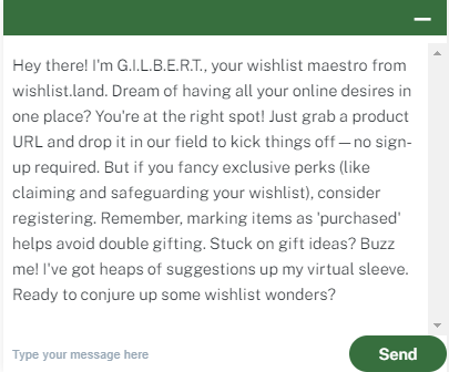 Get help from Gilbert!